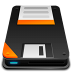 Floppy Drive 3 Icon 72x72 png
